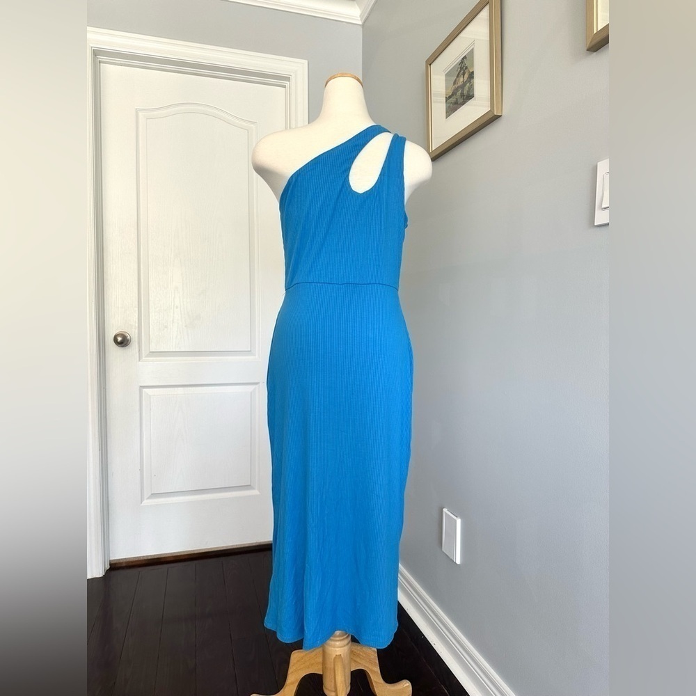 H&M One-Shoulder Ribbed Dress - Picture 2 of 6